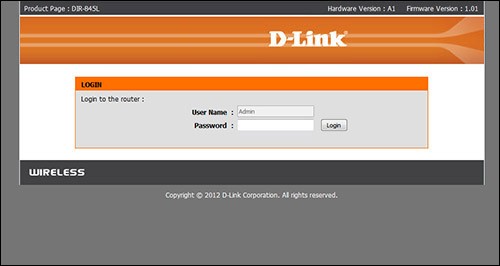 Смена пароля на роутерах D Link